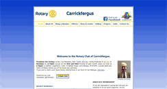 Desktop Screenshot of carrickfergusrotary.co.uk